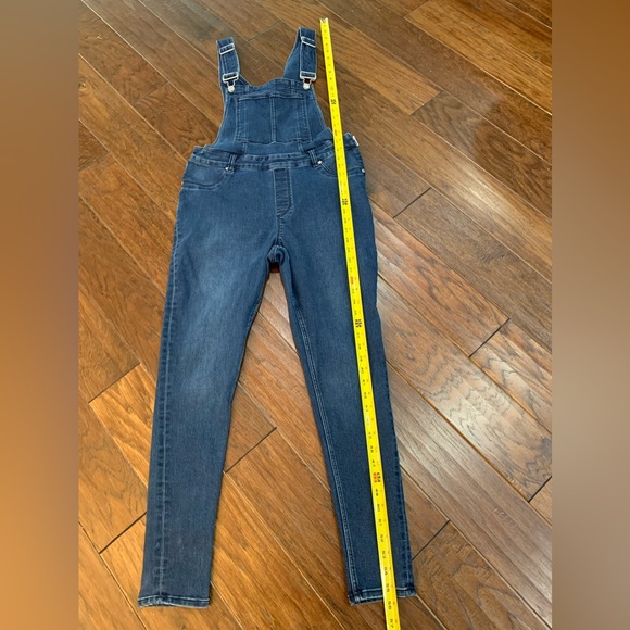Cheap Monday Dungaree Spray Dark Wash Skinny Denim Overalls size M - Picture 9 of 12